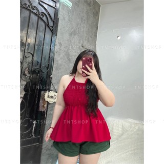 ÁO NÚT BỌC CỔ YẾM  [TNT SHOP BIGSIZE 60KG 90KG]
