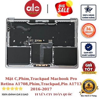 Vỏ MACB00K Pro 13'' A1708 Pin A1713 2016-2017