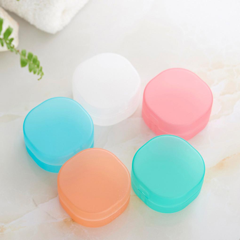 Hộp Đựng Xà Phòng Bằng Bọt Biển Hình Tròn Tiện Dụng Mang Theo Du Lịch