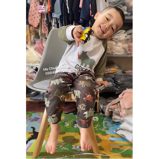 Bộ thu đông họa tiết tê giác BERNIE