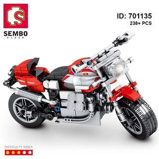 Đồ chơi lắp ráp technic mô hình Motor Sembo xếp hình