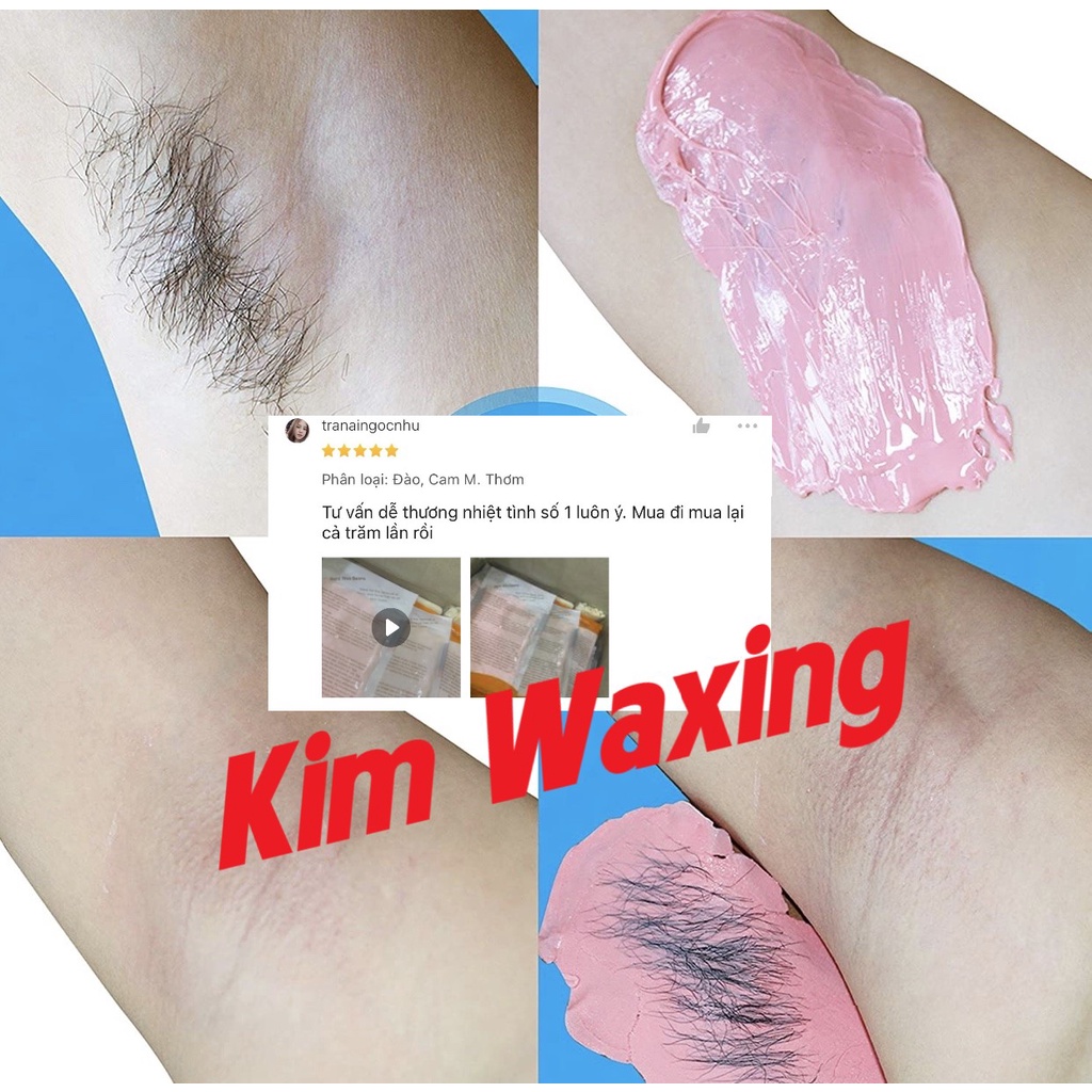 Sáp wax lông nóng viên Hard wax beans 300g Liddy Chính hãng