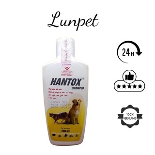 sữa tắm trị ve ghẻ rận hantox cho chó mèo 200ml