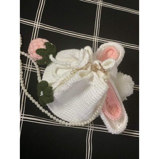 Túi tai thỏ siêu xinh bằng len handmade