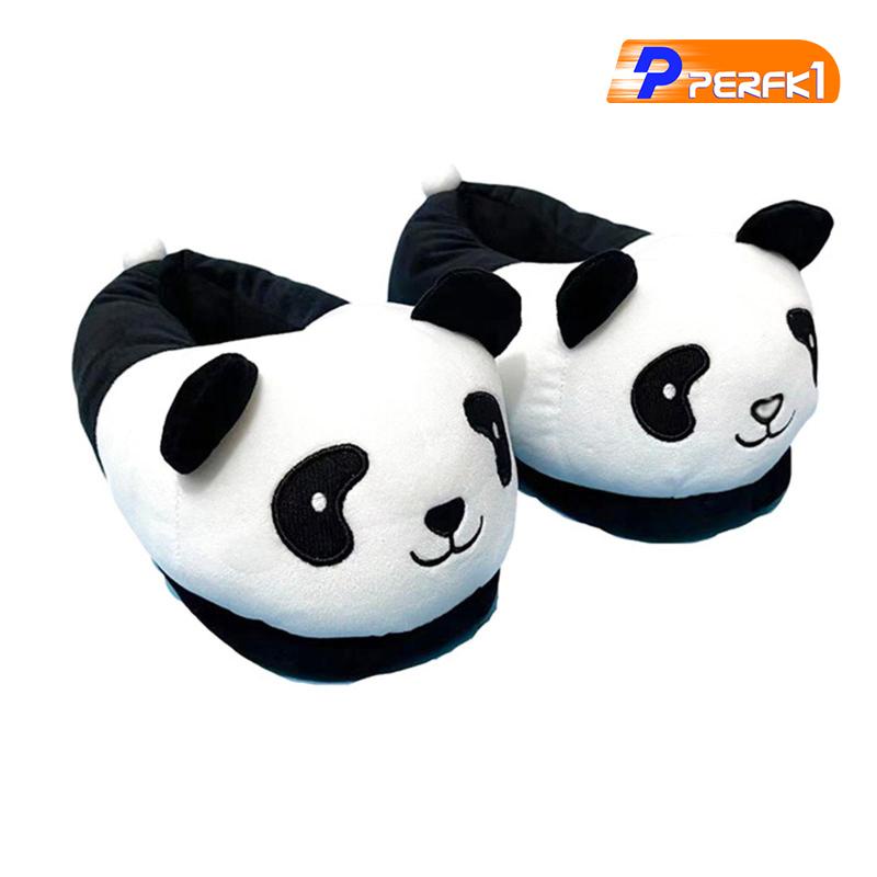 Dép Đi Trong Nhà Hình Gấu Trúc Hoạt Hình Giữ Ấm Mới Lạ Vui Nhộn