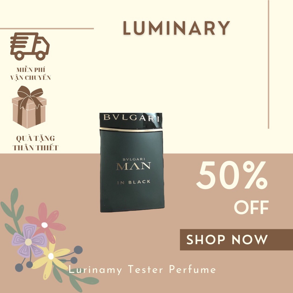 Luminary.Store  - Nước Hoa - Bvlgari Man In Black For Men - Nước hoa Authentic