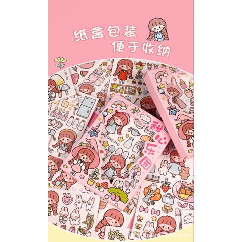 Sticker Phong Cách Hàn Quốc Trang Trí DIY Laptop, Sách Vở Học Tập