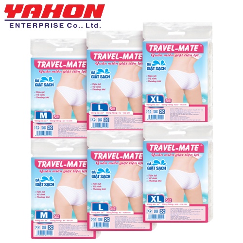 COMBO 6 QUẦN LÓT TIỆN LỢI TRAVEL-MATE NỮ