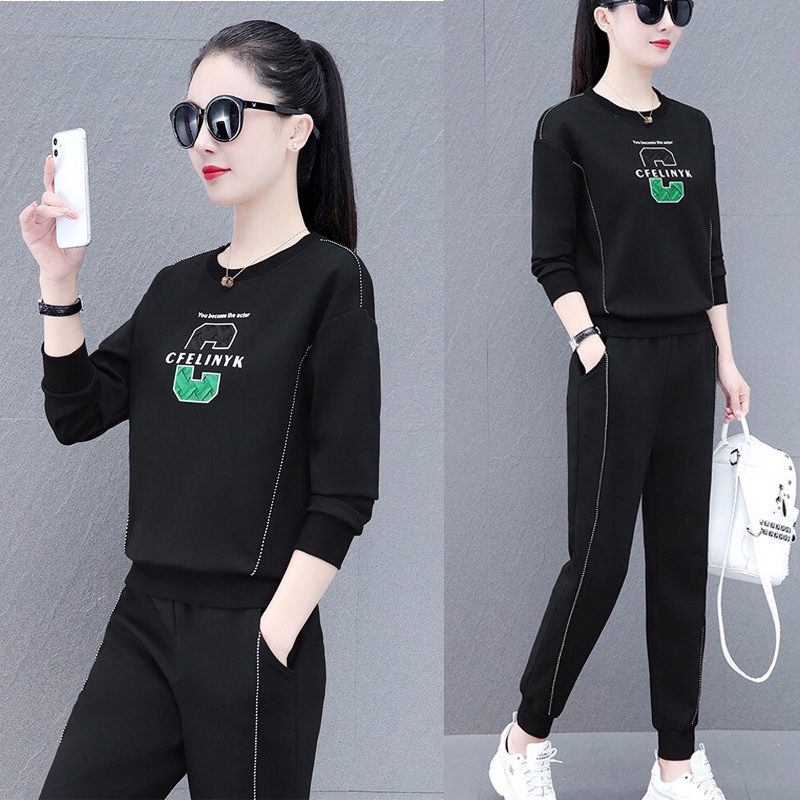 bộ thu đông nữ dài tay, bộ nỉ dài tay nữ chất đẹp