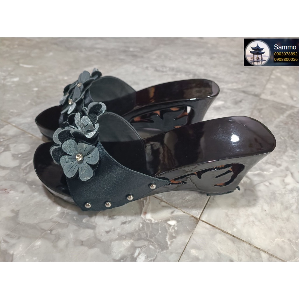 Guốc Gỗ Guốc Mộc Cao 7 Phân