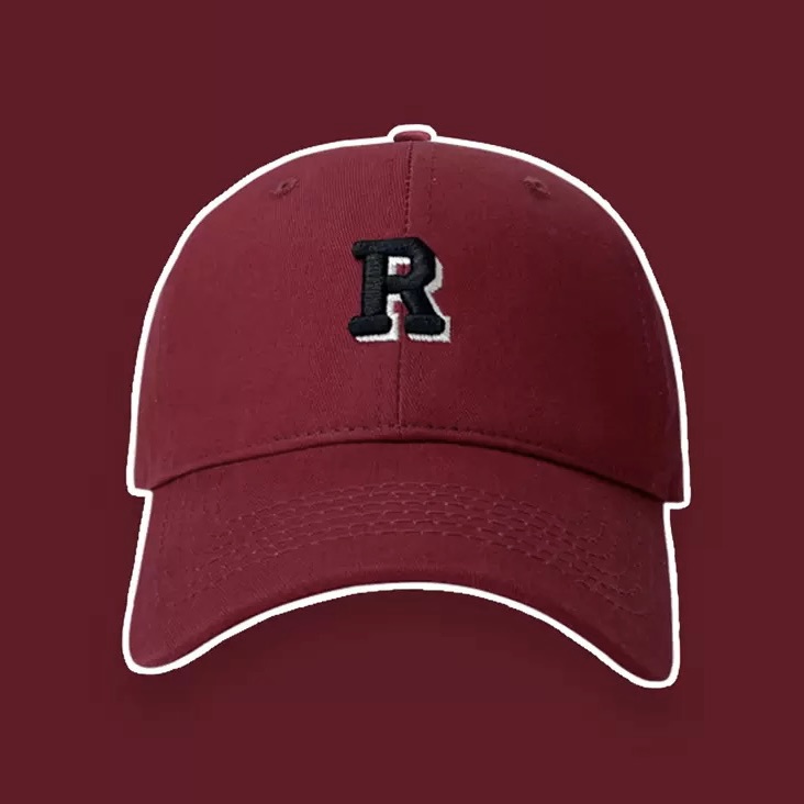 Nón lưỡi trai MG STUDIO họa tiết thêu chữ “R” với nhiều màu tuỳ chọn