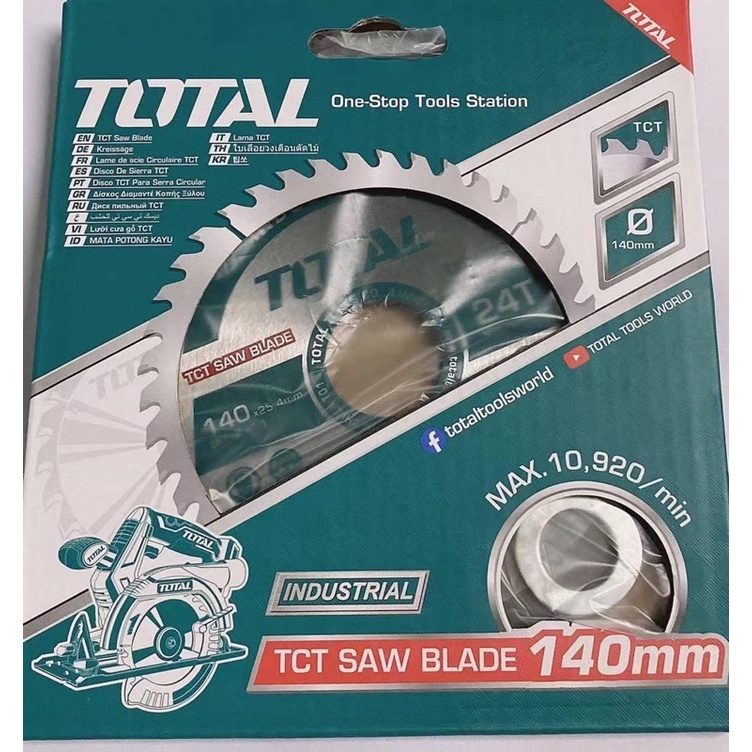 Lưỡi cưa gỗ 140mm TOTAL TAC232241 phù hợp cho máy TSLI1401