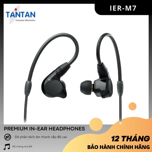 Tai nghe kiểm âm in-ear Sony IER-M7-Bộ phần ứng cân bằng 4x nguyên bản-Phân tách âm thanh cấp độ cao