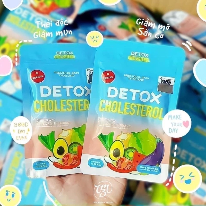 Viên uống khử mỡ DETOX CHOLESTEROL Thái Lan