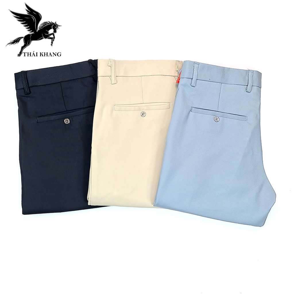 Quần tây nam ống côn Thái Khang co dãn hàn quốc loại quần tây nam trẻ trung ống ôm QTAY23