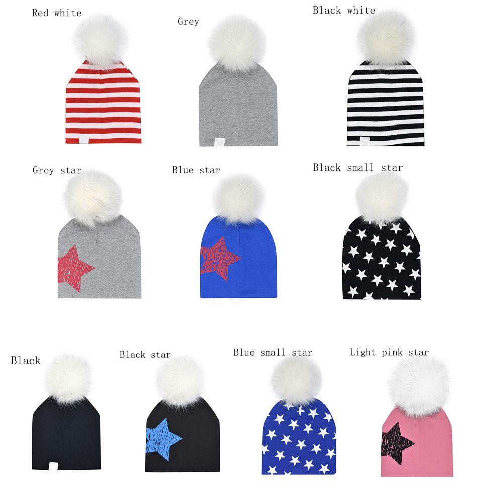 HS Mũ Len Đính Quả Bông Dễ Thương Cho Bé