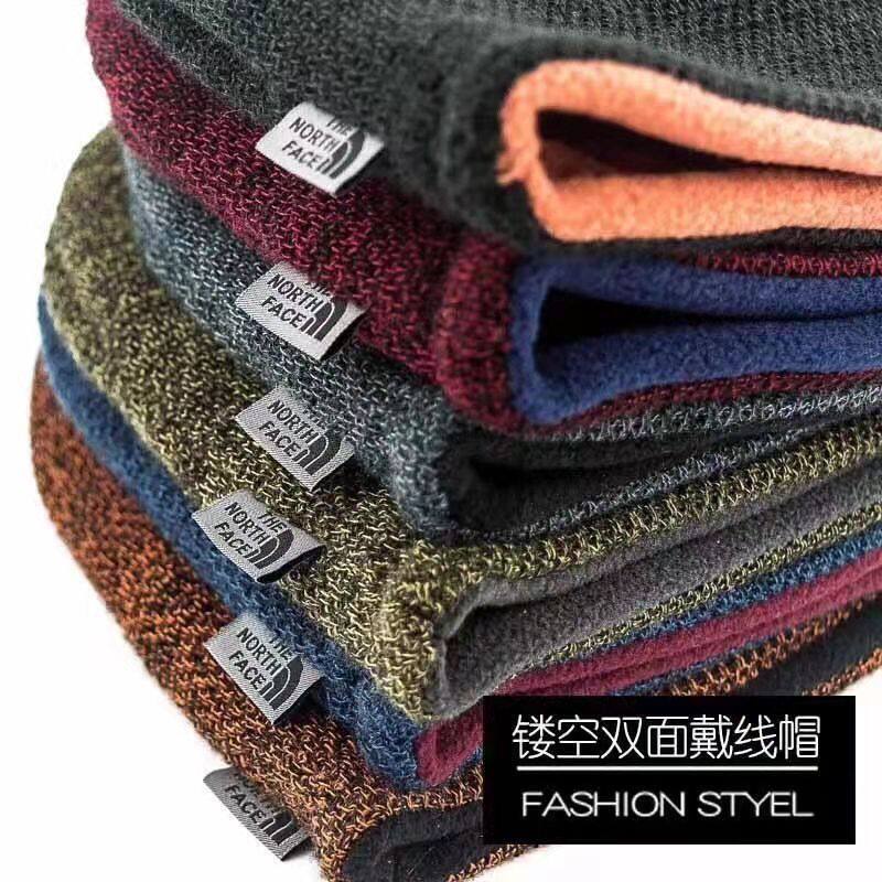 Nón Hạt Đậu Hai Mặt The North Face Bảo Vệ Tai Cho Nam Nữ