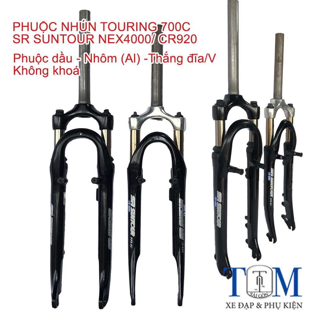 Phuộc nhún xe đạp Touring 700C SR SUNTOUR NEX4000/ CR920