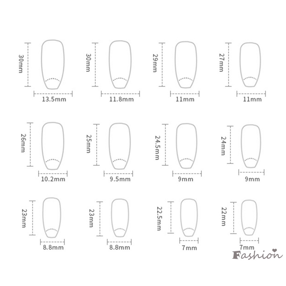 Bộ 24 Móng Tay Giả Hình Bướm Hồng Tím Cho Nữ