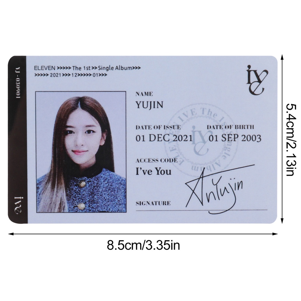 1 Tấm Thẻ Ảnh Nhóm Nhạc Nữ KPOP Album LIZ