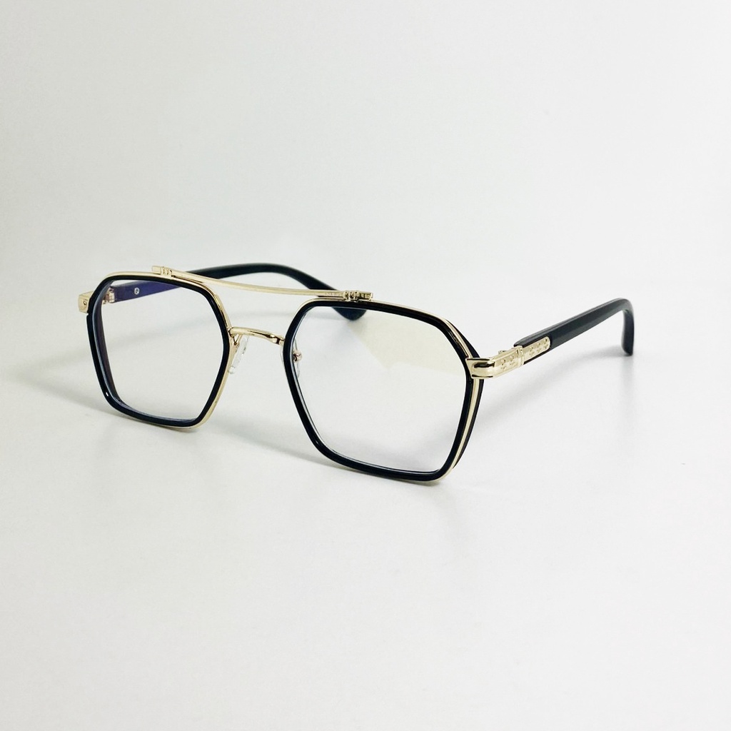 Mắt kính thời trang cao cấp Jun Secret gọng nhựa kiểu kính hình lục giác độc lạ dành cho nam và nữ JS6029