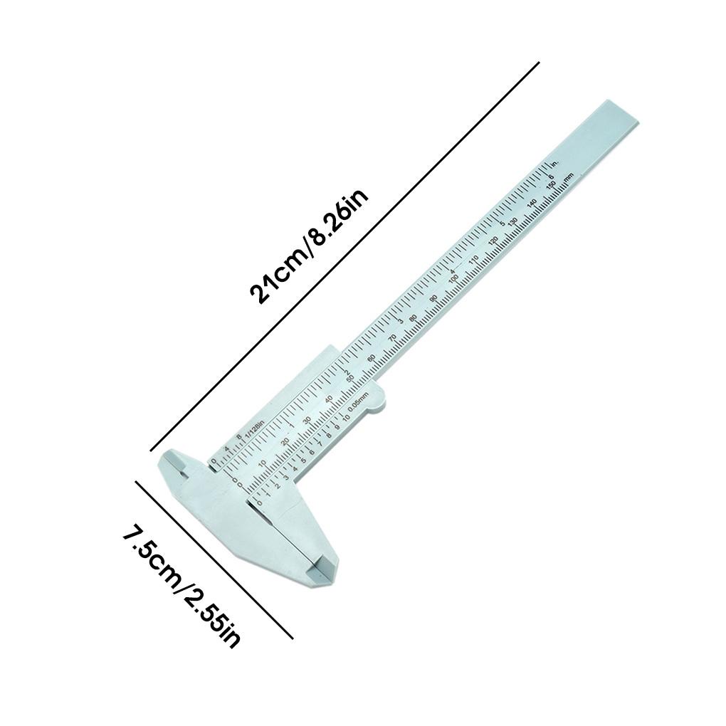 Thước Đo Lông Mày Mini 150mm Chuyên Dụng Cho Trang Điểm