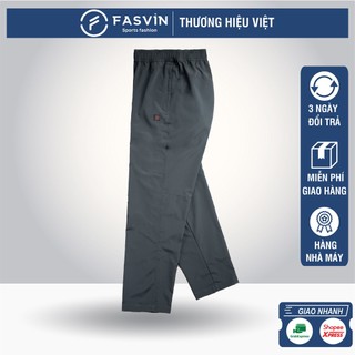  Quần Dài Thể Thao Nam BIG SIZE FASVIN Từ 80 Đến 120KG Ống Suông Vải Gió Đẹp Hàng Nhà Máy Tiện Dụng DC22179.SG 