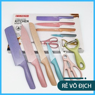 ⭐️ bộ 6 món dao-kéo-nạo lúa mạch kháng khuẩn - hàng cao cấp