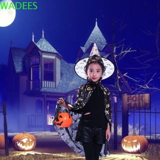 Set áo choàng và nón phù thủy hóa trang halloween cho bé