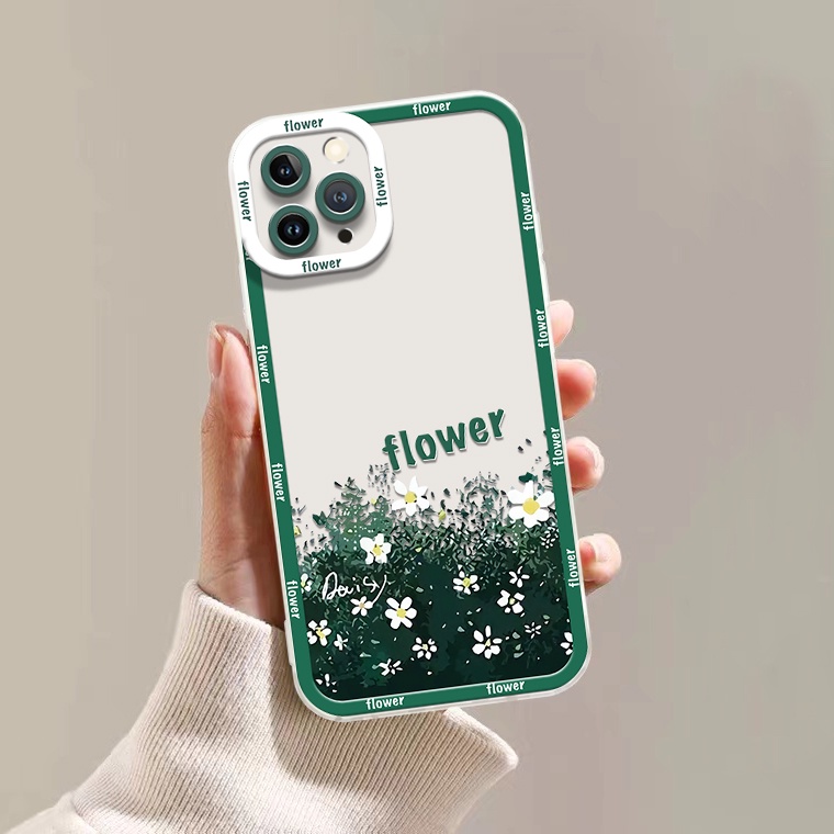 Ốp Điện Thoại TPU Dẻo Trong Suốt Họa Tiết Hoa Xinh Xắn Cho IPhone 14 13 Pro Max 12 11 XS XR X 8 7 6 6s 14 Plus