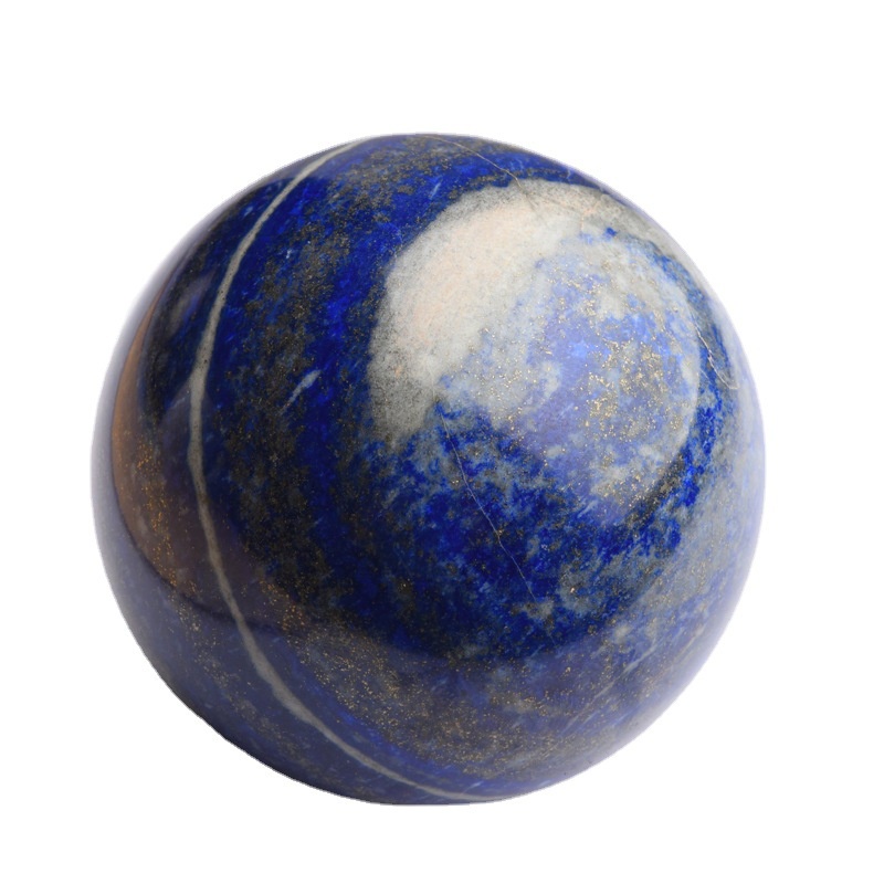 Quả Cầu Pha Lê Tự Nhiên lapis lazuli Đánh Bóng massage Khoáng Tinh Tế Trang Trí Nhà Cửa Bộ Sưu Tập Lưu Niệm