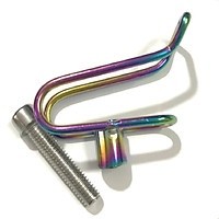 Móc titan & inox kiểu mỏ vịt - phù hợp nhiều loại xe