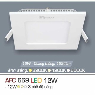 Đèn LED âm trần downlight Anfaco AFC 669