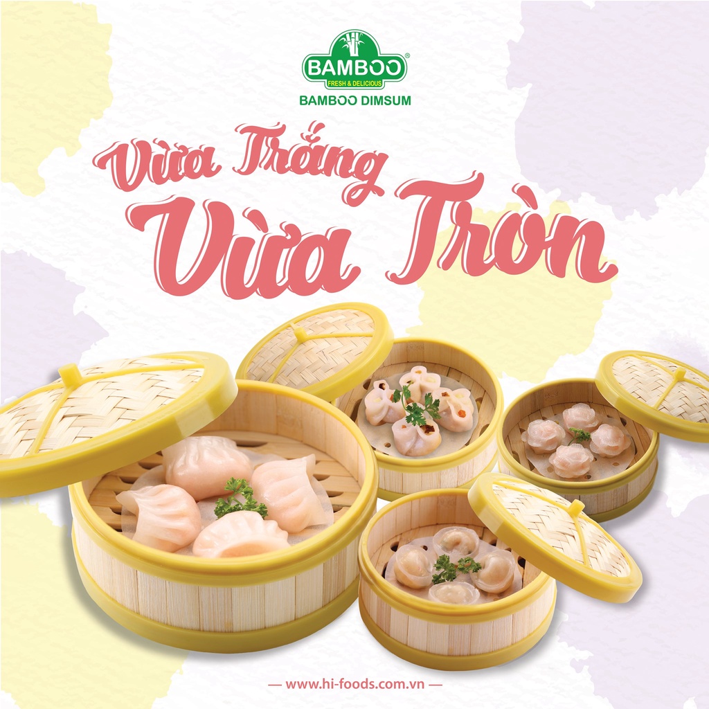 Há Cảo Tôm/Tôm Hẹ/Sò Điệp/Hoa Hồng/Hoành Thánh/Bán Cuốn BAMBOO Gói 300G Mix Vị