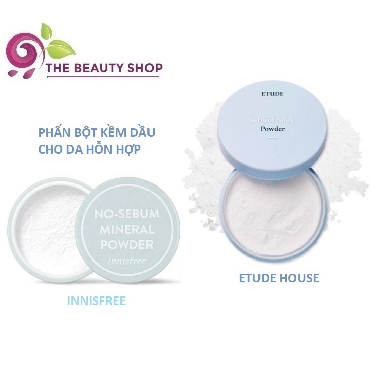 Phấn Bột Innisfree Mineral Powder 5g (Phấn Phủ Kềm Dầu - Hộp Xanh)