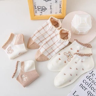 Combo 5 đôi tất công chúa cổ bèo siêu xinh