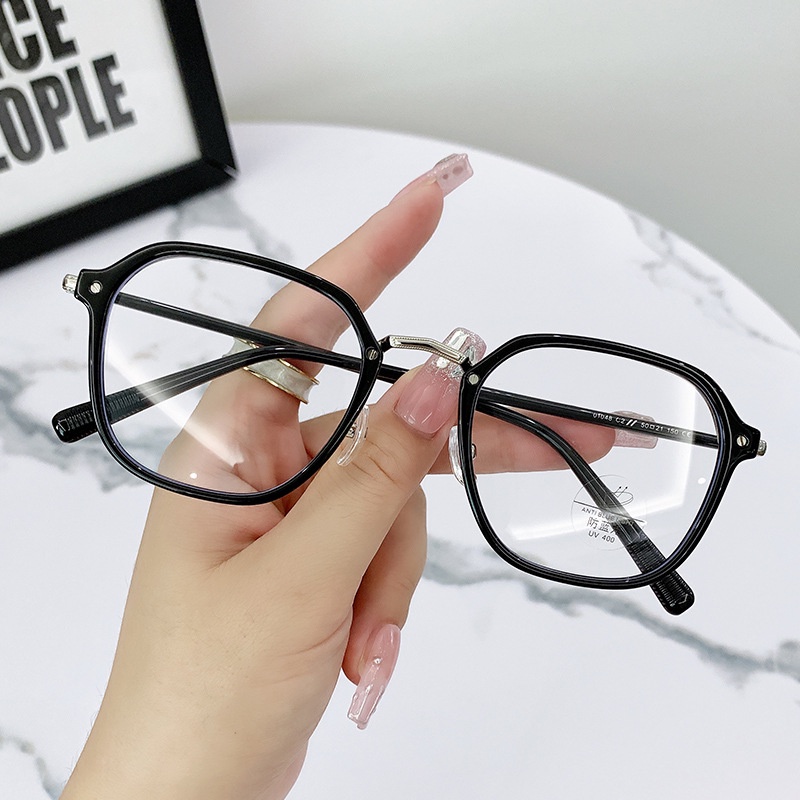 Mắt kính CHARMRAY TR90 chống ánh sáng xanh thiết kế đơn giản chất lượng cao nhiều tùy chọn màu sắc cho nam nữ