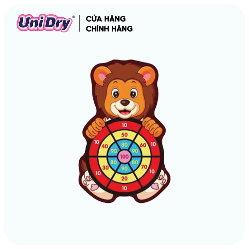 Đồ chơi ném banh dính hình thú Unidry