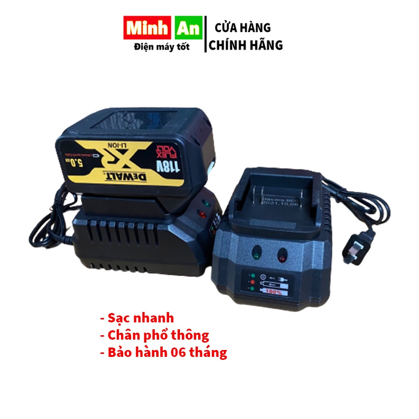 Sạc pin 10cell, bộ sạc nhanh, sạc đế chân phổ thông dành cho pin máy khoan máy siết bulong máy cưa… bảo hành 3 tháng