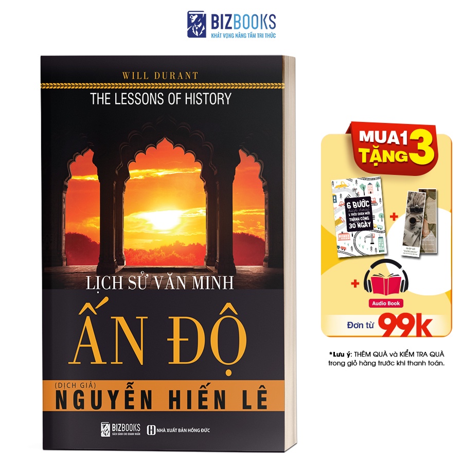 BIZBOOKS - Sách - Lịch Sử Văn Minh Ấn Độ - Nguyễn Hiến Lê