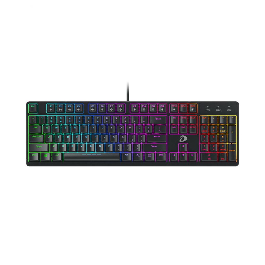 Bàn phím cơ Dareu EK1280 RGB (USB/Đen/Blue sw) - Thiết kế fullsize 104 phím