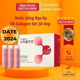 Set dưỡng da vb collagen hàn quốc - nước uống collagen vb hàn quốc 25 ml/ 1 ống
