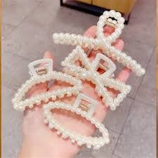 Set kẹp tóc ngọc trai Hàn Quốc 6 món