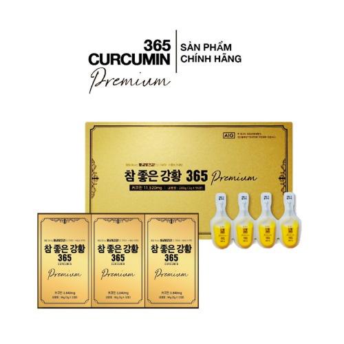 Tinh Chất Nghệ Vàng Nano Curcumin 365 Premium Nghệ Vàng Hàn Quốc Cao Cấp Tặng Bình Đựng Nước