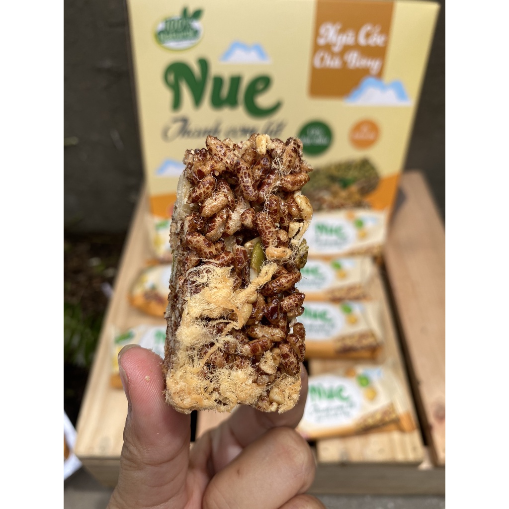 Thanh Cơm Gạo Lứt Sấy Ngũ Cốc Ăn Kiêng Dinh Dưỡng NUE   - Hộp 300g