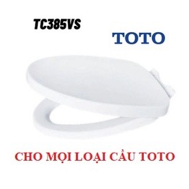 Nắp bàn cầu rơi êm toto tc385vs, thay thế cho mọi lại cầu toto