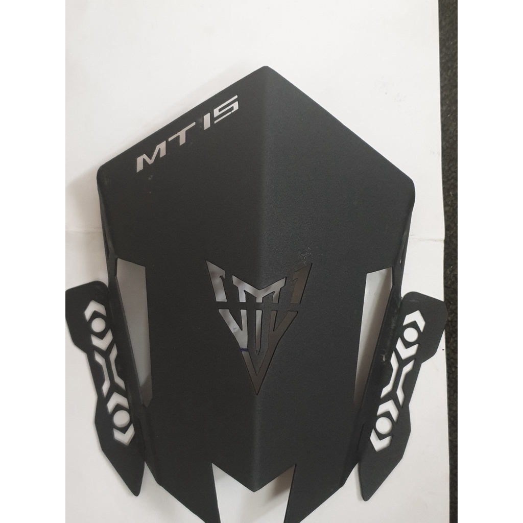 Mặt nạ đầu chắn gió cnc yamaha MT15 MT-15 inox sơn tĩnh điện có thể gắn dc nhiều loại xe
