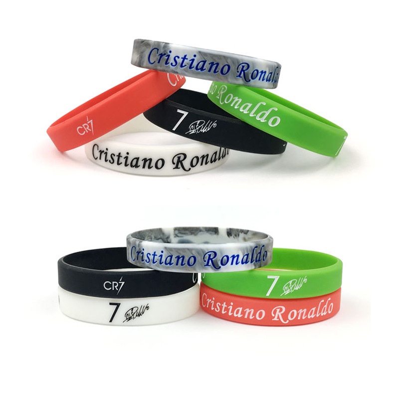 1 Vòng Đeo Tay Silicone In Logo Câu Lạc Bộ Bóng Đá Barcelona