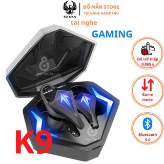 Tai nghe gaming k9 boman tai nghe chơi game không dây bluetooth 5.0 - pin trâu - có míc đỗ trễ cực thấp hottrend