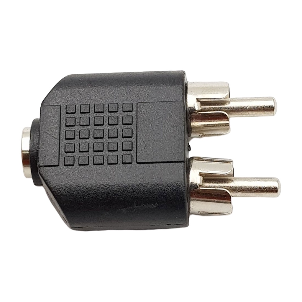 Đầu chuyển đổi 3.5mm cái sang 2 đầu bông sen RCA đực
